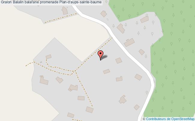 plan Balalin Balal'ane Promenade Plan-d'aups-sainte-baume Plan-d'aups-sainte-baume
