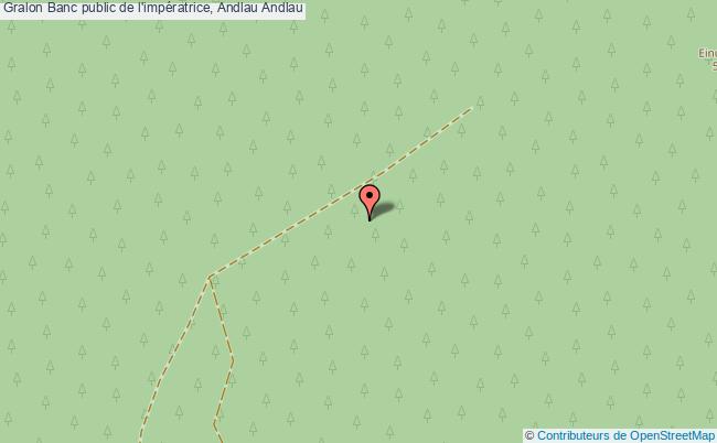 plan Banc Public De L'impératrice, Andlau Andlau Andlau
