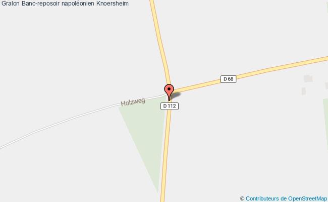 plan Banc-reposoir Napoléonien Knoersheim Knoersheim