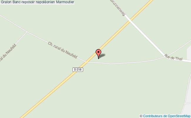 plan Banc-reposoir Napoléonien Marmoutier Marmoutier