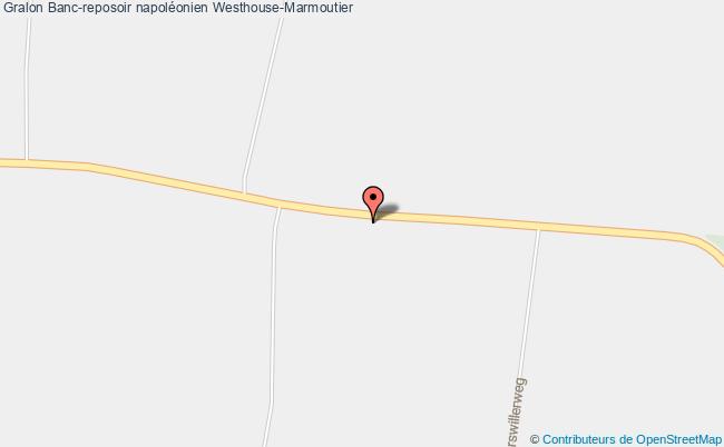 Bancreposoir napoléonien Westhousemarmoutier tourisme