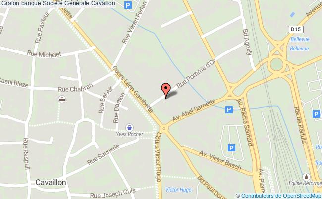 plan Banque Société Générale Cavaillon Cavaillon