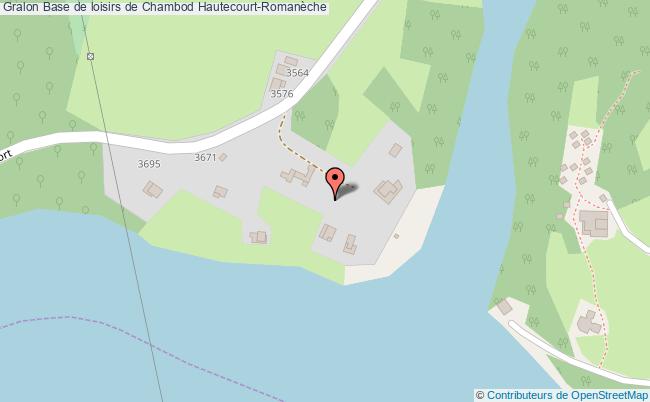 plan Base De Loisirs De Chambod Hautecourt-romanèche Hautecourt-Romanèche