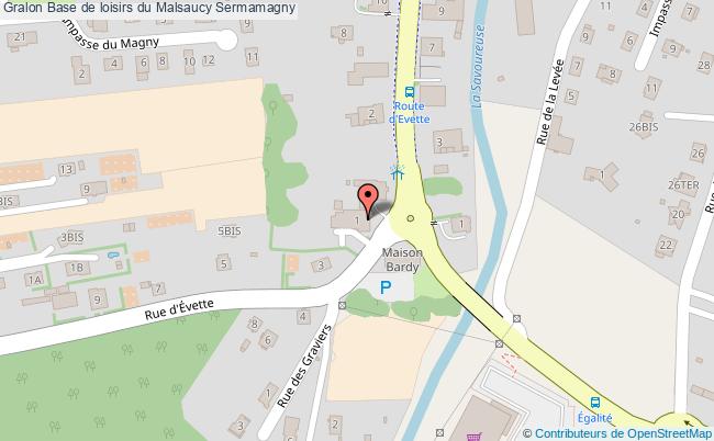 plan Base De Loisirs Du Malsaucy Sermamagny Sermamagny