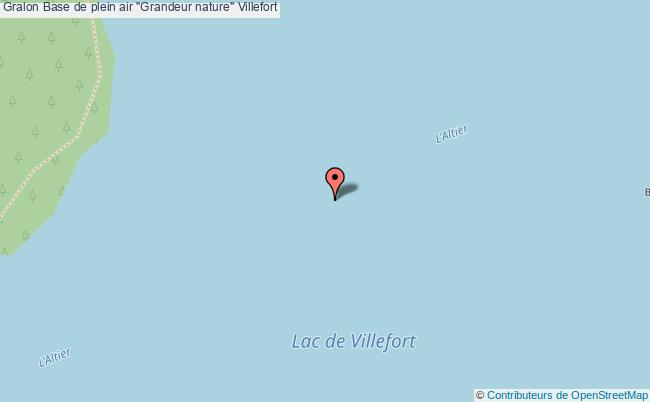 plan Base De Plein Air "grandeur Nature" Villefort Villefort