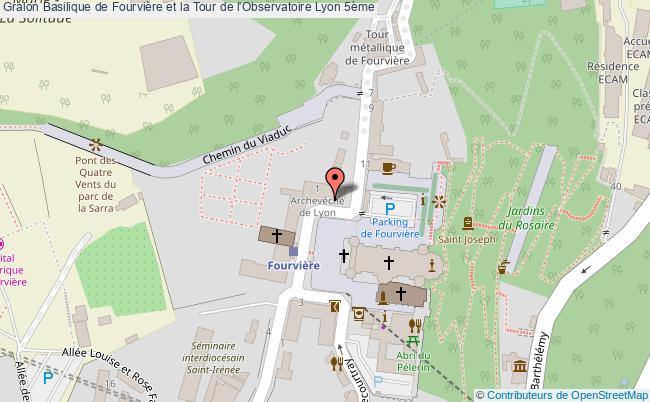 Basilique de Fourvière et la Tour de l'Observatoire