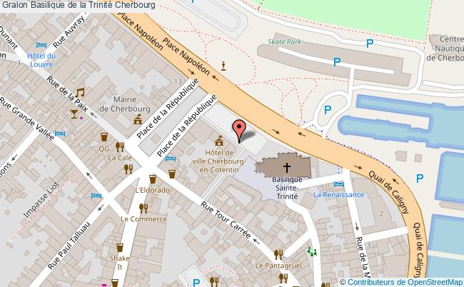 plan Basilique De La Trinité Cherbourg Cherbourg