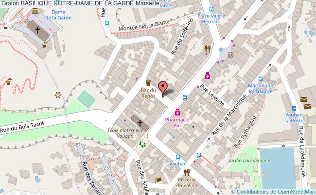 plan Basilique Notre-dame De La Garde Marseille Marseille