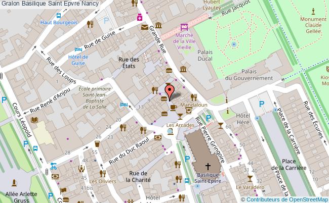 plan Basilique Saint Epvre Nancy Nancy