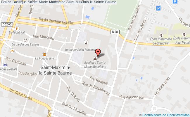 plan Basilique Sainte-marie-madeleine Saint-maximin-la-sainte-baume Saint-Maximin-la-Sainte-Baume