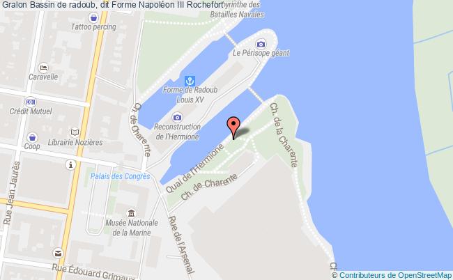 plan Bassin De Radoub, Dit Forme Napoléon Iii Rochefort Rochefort