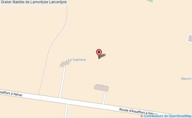 plan Bastide De Lamontjoie Lamontjoie Lamontjoie