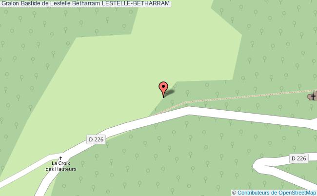 plan Bastide De Lestelle Bétharram Lestelle-betharram LESTELLE-BETHARRAM