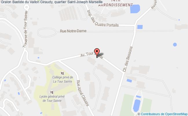 Bastide du Vallon Giraudy, quartier Saint-Joseph