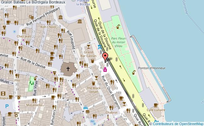 plan Bateau Le Burdigala Bordeaux Bordeaux