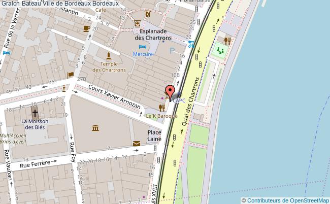 plan Bateau Ville De Bordeaux Bordeaux Bordeaux