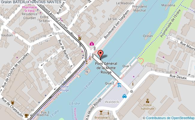 plan Bateaux Nantais Nantes NANTES