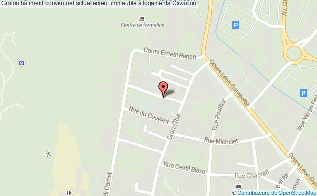 plan Bâtiment Conventuel Actuellement Immeuble à Logements Cavaillon Cavaillon