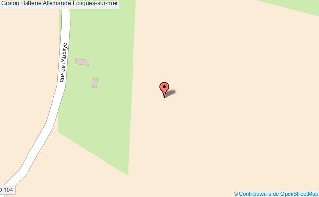 plan Batterie Allemande Longues-sur-mer Longues-sur-mer