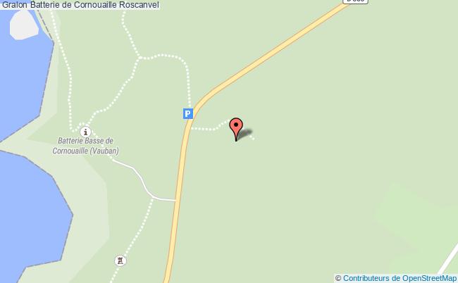 plan Batterie De Cornouaille Roscanvel Roscanvel