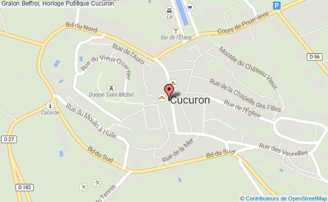 plan Beffroi, Horloge Publique Cucuron Cucuron