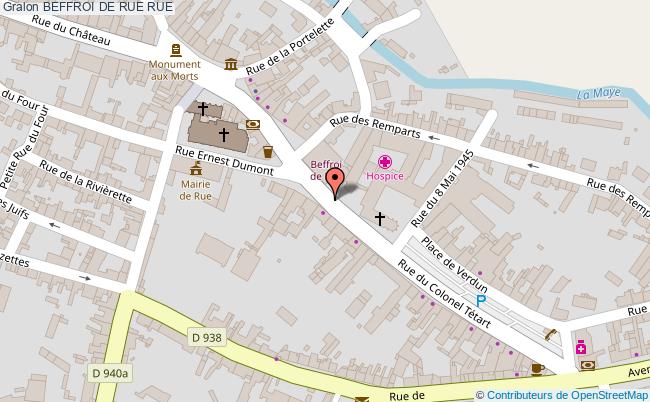 plan Beffroi De Rue Rue RUE