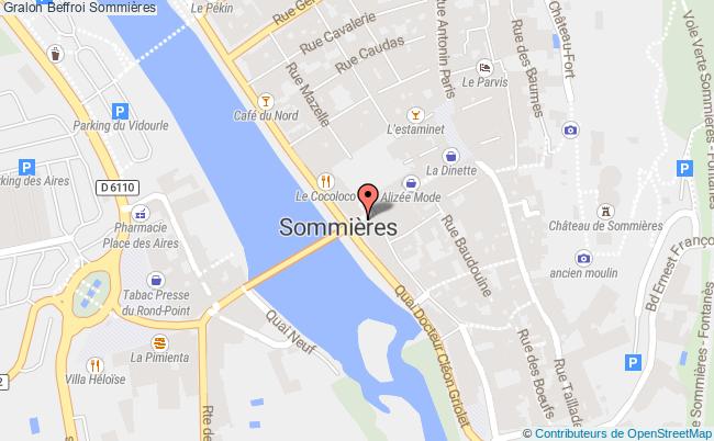 plan Beffroi Sommières Sommières