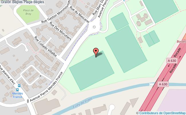 plan Bègles Plage Bègles Bègles