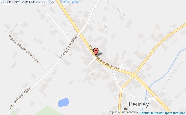 plan Biscuiterie Barraud Beurlay Beurlay