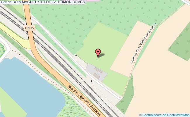 plan Bois Magneux Et De Fau Timon Boves BOVES