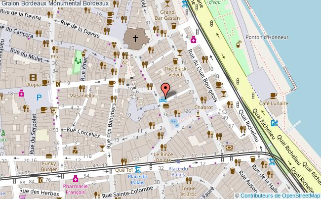 plan Bordeaux Monumental Bordeaux Bordeaux