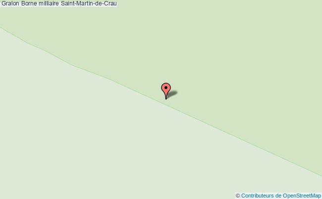 Borne milliaire Saintmartindecrau tourisme