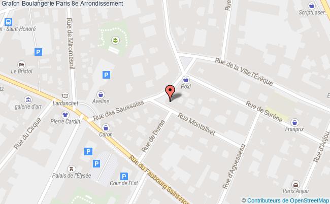 plan Boulangerie Paris 8e Arrondissement Paris 8e Arrondissement