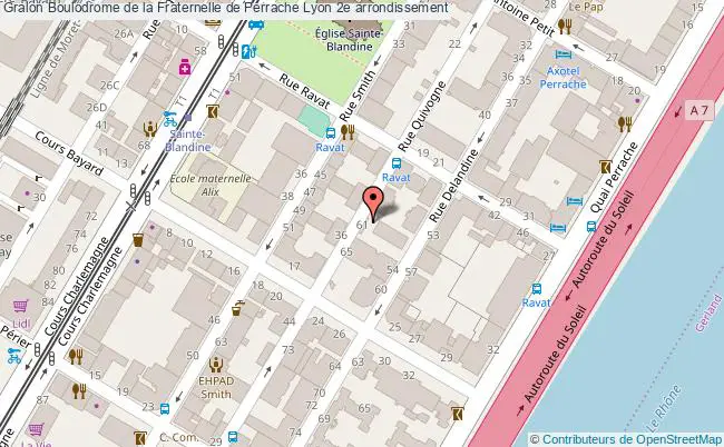 plan Boulodrome De La Fraternelle De Perrache Lyon 2e Arrondissement Lyon 2e arrondissement