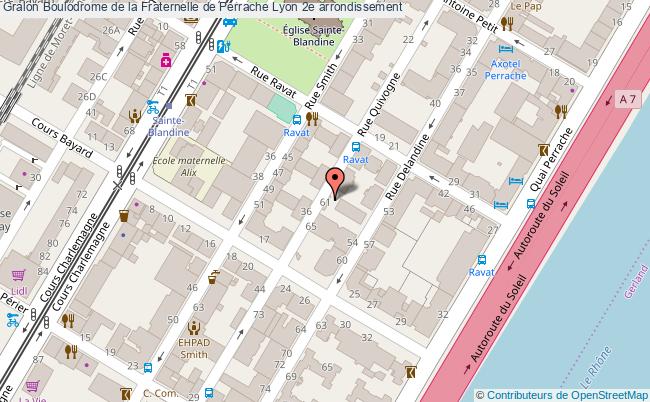 plan Boulodrome De La Fraternelle De Perrache Lyon 2e Arrondissement Lyon 2e arrondissement
