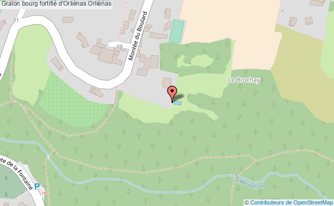 plan Bourg Fortifié D'orliénas Orliénas Orliénas