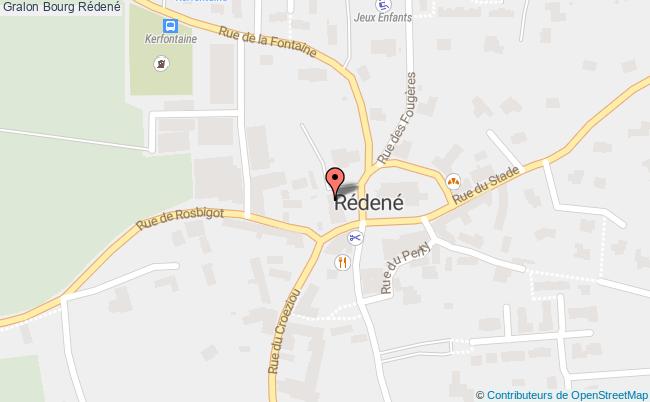 plan Bourg Rédené Rédené