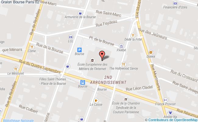 Bourse Paris 02 tourisme