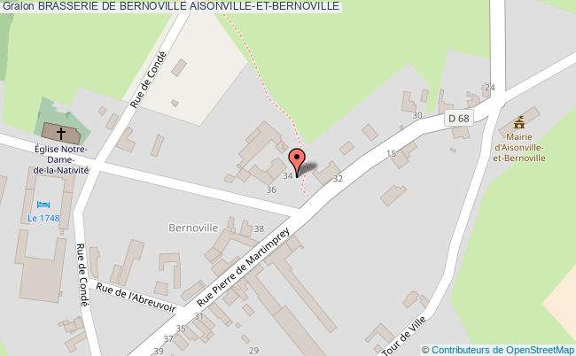 plan Brasserie De Bernoville Aisonville-et-bernoville AISONVILLE-ET-BERNOVILLE