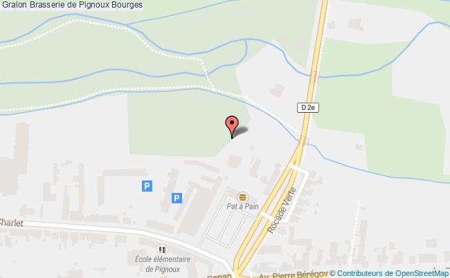 plan Brasserie De Pignoux Bourges Bourges
