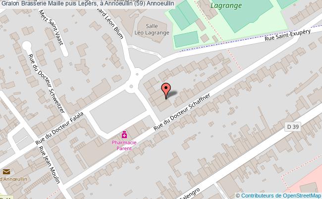 plan Brasserie Maille Puis Lepers, à Annoeullin (59) Annoeullin Annoeullin