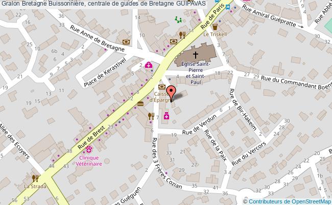 plan Bretagne Buissonnière, Centrale De Guides De Bretagne Guipavas GUIPAVAS