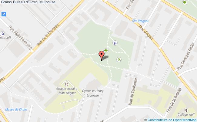 plan Bureau D'octroi Mulhouse Mulhouse