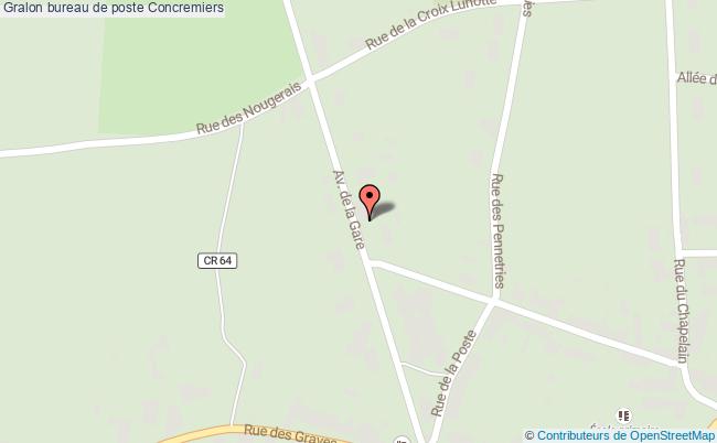 plan Bureau De Poste Concremiers Concremiers