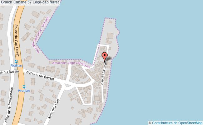 plan Cabane 57 Lege-cap Ferret Lege-cap ferret