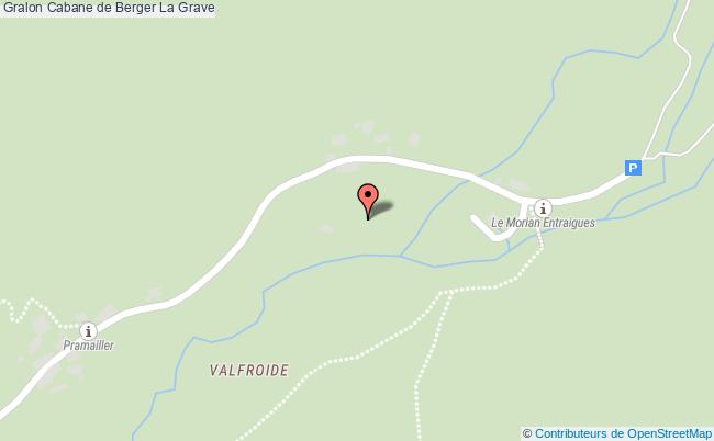 plan Cabane De Berger La Grave La Grave