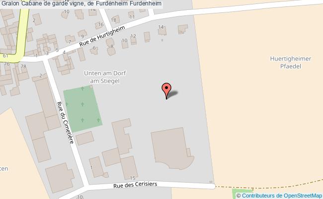 Cabane de garde vigne, de Furdenheim