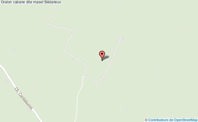 plan Cabane Dite Maset Bédarieux Bédarieux