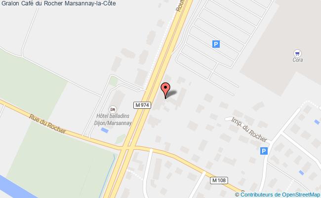 plan Café Du Rocher Marsannay-la-côte Marsannay-la-Côte