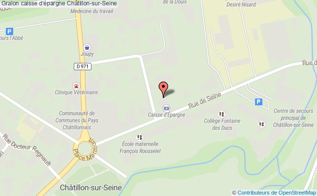 plan Caisse D'épargne Châtillon-sur-seine Châtillon-sur-Seine